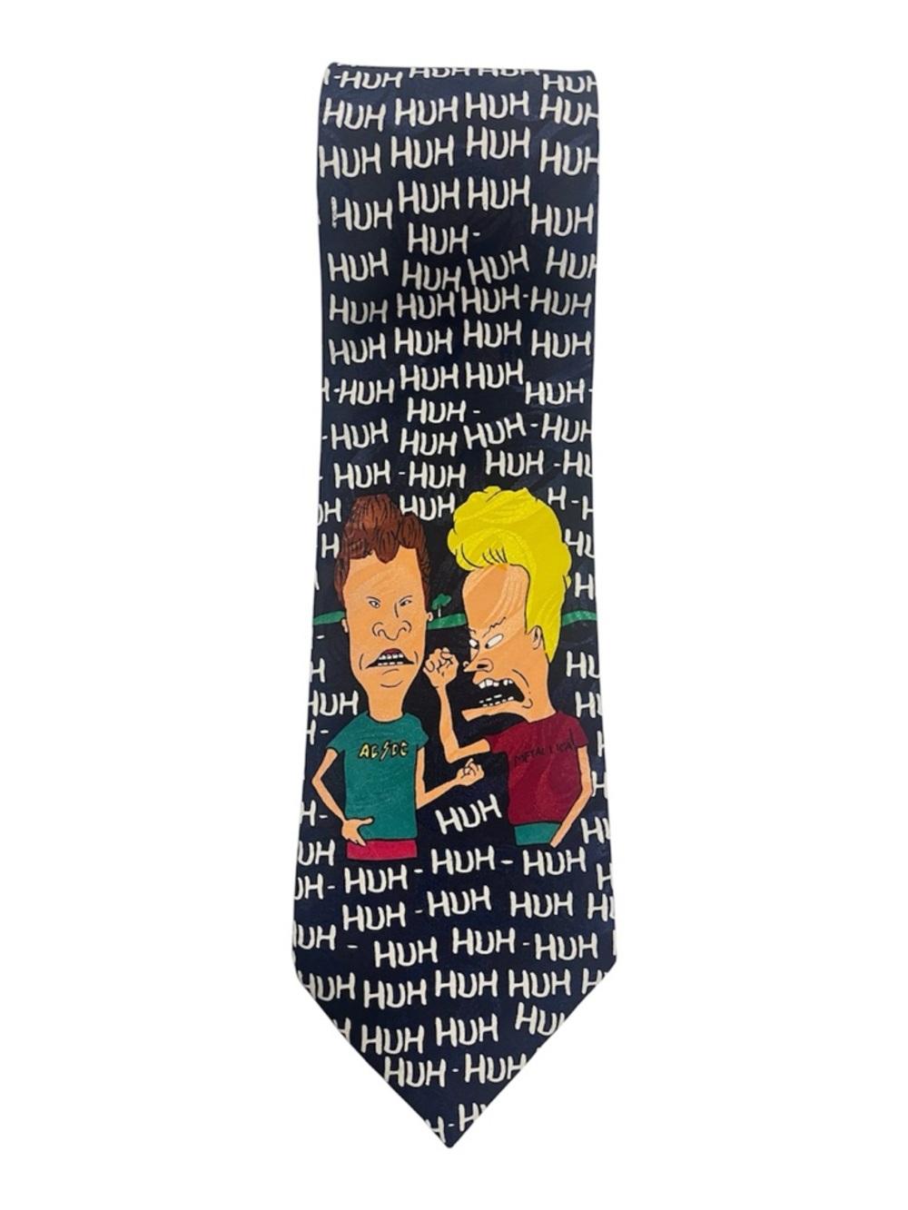 Vintage novelty Beavis and Butt-Head men’s necktie featuring the iconic characte